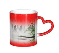 ESASAM Tasse à changement de couleur avec ciel étoilé et peinture de paysage, ajoutant une touche de magie à votre vie quotidienne