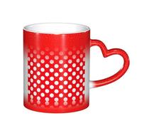 ESASAM Tasse à pois avec motif ciel étoilé qui change de couleur, ajoutant une touche de magie à votre vie quotidienne