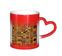ESASAM Tasse africaine avec motif ciel étoilé changeant de couleur, ajoutant une touche de magie à votre vie quotidienne