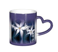 ESASAM Tasse artistique marguerite florale ciel étoilé changeant de couleur, ajoutant une touche de magie à votre vie quotidienne