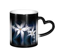 ESASAM Tasse artistique marguerite florale ciel étoilé changeant de couleur, ajoutant une touche de magie à votre vie quotidienne
