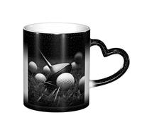 ESASAM Tasse noire et blanche à changement de couleur, ajoutant une touche de magie à votre vie quotidienne