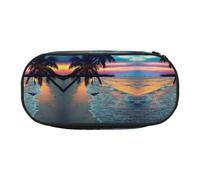 ESASAM Trousse à crayons tendance en forme de hamac en noix de coco - Espace de rangement nécessaire pour stylos, crayons et articles de papeterie, Noir , Taille unique, Cartable