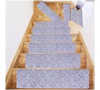 ESBANT Ensemble de marches d'escalier pour Tapis d'escalier pour Chiens et Chiens,Tapis d'escalier Doux antidérapant,marches d'escalier de 20,3 x 76,2 cm avec Autocollant pour marches d'escalier in