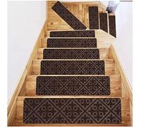 ESBANT Ensemble de marches d'escalier pour Tapis d'escalier pour Chiens et Chiens,Tapis d'escalier Doux antidérapant,marches d'escalier de 20,3 x 76,2 cm avec Autocollant pour marches d'escalier in