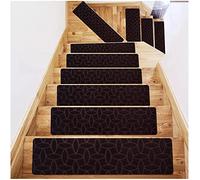 ESBANT Ensemble de marches d'escalier pour Tapis d'escalier pour Chiens et Chiens,Tapis d'escalier Doux antidérapant,marches d'escalier de 20,3 x 76,2 cm avec Autocollant pour marches d'escalier in