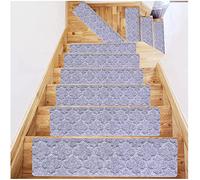 ESBANT Ensemble de marches d'escalier pour Tapis d'escalier pour Chiens et Chiens,Tapis d'escalier Doux antidérapant,marches d'escalier de 20,3 x 76,2 cm avec Autocollant pour marches d'escalier in