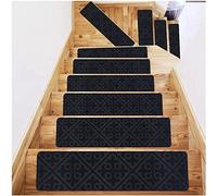 ESBANT Ensemble de marches d'escalier pour Tapis d'escalier pour Chiens et Chiens,Tapis d'escalier Doux antidérapant,marches d'escalier de 20,3 x 76,2 cm avec Autocollant pour marches d'escalier in