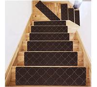 ESBANT Ensemble de marches d'escalier pour Tapis,Tapis d'escalier pour Chiens et Chiens,Tapis d'escalier Doux antidérapant,marches d'escalier de 20,3 x 76,2 cm avec Autocollant pour marches d'escal