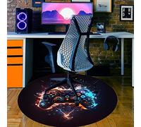 ESBANT Tapis de Chaise Bureau Gaming Tapis de Sol pour Chaise de Bureau Antidérapant Tapis Protège Sol pour Fauteuil de Bureau (Color : B2, Size : 120cm)