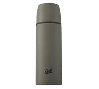 Esbit Classic Bouteille isotherme, 1 l, pour chaud et froid, avec 2 gobelets, en acier inoxydable, anti-fuite, vert olive