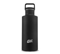 Esbit Gourde Sculptor - en Acier Inoxydable avec Fermeture à Boucle Pratique - 750 ML - Noir
