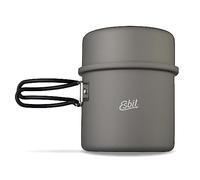 Esbit Marmite d'extérieur 1000 ml - Pot de camping en aluminium anodisé dur léger - Deuxième casserole de 475 ml avec