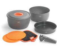 Esbit Popote avec Surface antiadhésive alu anodisé Unisex-Youth, Gris, 2L et 2,5L