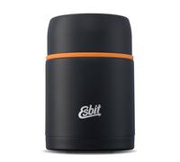 Esbit Récipient isotherme classique pour aliments - 750 ml - Noir - En acier inoxydable - Pour aliments chauds et froids