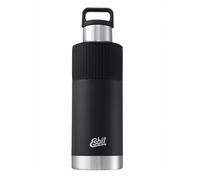 ESBIT SCULPTOR Bouteille isolante en acier inoxydable 'Standard Mouth' avec brassard, 1L, Noir