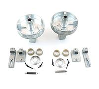 ESC Auto Parts EGE513 + EGE514 Support de loquet d'accoudoir gauche et droit compatible avec Mercedes Vito Viano W639 Sprinter MK2 VW Crafter