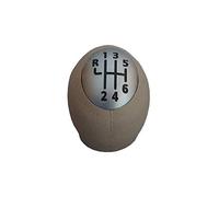 ESC Auto Parts ESP553 Pommeau de levier de vitesse 6 vitesses 328650024R Chrome Beige Compatible avec Renault Dacia Nissan Opel