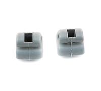 ESC Auto Parts ESR502FBA Lot de 2 fixations pour pare-soleil de Mercedes Classe E W123 W124 W126 W140 W201 Gris