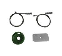 ESC Auto Parts EWR5240 Kit de réparation de lève-vitre arrière A2086700203 A2086700103 Compatible avec Mercedes W208 Convertible CLK320 CLK430 CLK55 1998-2003