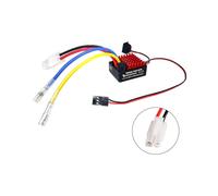 ESC brossé 60 A pour voiture sur chenilles à l'échelle 1/10 avec prises RTRs Play et compatibilité avec contrôleur de vitesse électronique brossé