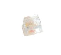 ESC Keycap en résine transparente pour claviers mécaniques présentant des fleurs de pin délicates