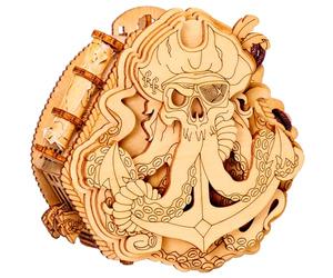ESC WELT Blackbeard's Compass Puzzle Box - Escape Room in a Box - Brainteaser - 3D Escape Game Money Box - Gift Box Riddle Game - Puzzle Box - Wooden Puzzle Box for Family Games - Gift Box Puzzle Game