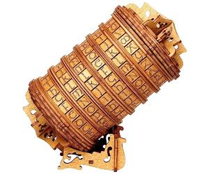 ESC WELT Cryptex - Boîte Cadeau Secrète Unique en Bois de Bouleau - Emballage Cadeau Personnalisé - Puzzle 3D - Casse-tête Cadeau Interactif - Boîte Cadeau Puzzle avec Compartiment Caché