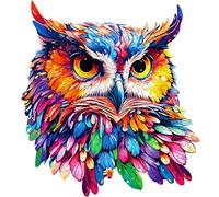 ESC WELT Hibou Puzzle en Bois 300 Pièces - en Formes Uniques pour Adolescents et Adultes - Jouet Amusant - Jeu de Puzzle Défiant - en Bois - Cadeau de Noël