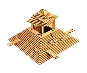ESC WELT La Pyramide Quest - Escape Room dans Une Boîte - Casse-têtes pour Adultes - Boîtes de Puzzle avec Compartiment Caché - Puzzles 3D pour Adultes - Puzzle en Bois pour Les Famille