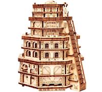 ESC WELT Quest Tower - Jeu de Puzzle Évasion 3D - Casse-tête Cérébral pour Adultes & Adolescents - Jeu d'Évasion Écologique en Bois - Jeu de Réflexion avec Compartiment Caché - Jeux de Société Puzzle