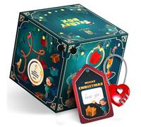 ESC WELT Secret Box - Boîte-Cadeau Créative de Noël pour l'Argent, Les Bons D'achat et Les Cartes-Cadeaux - Emballage pour Les Cadeaux en Argent