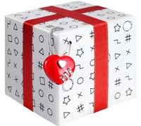 ESC WELT Secret Box - Emballage Cadeau Créatif pour de l'argent, des Bons et des Cartes Cadeaux - Convient comme Cadeau d'anniversaire - Boîte Cadeau Personnalisable pour la l'initiation des Jeunes