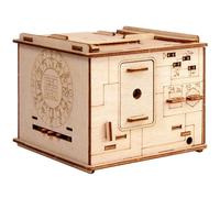 ESC WELT Space Box - Boîte d'énigmes en Bois de Bouleau - Puzzles 3D pour Adultes - Casse-tête avancé en Bois pour Les Fêtes d'anniversaire et Les Soirées en Famille - Boîte à Puzzles en Bois