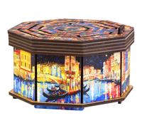 ESC WELT Wooden Secret Art Maze Puzzle Box - Boîte Cadeau créative - Jeu de boîte en Bois en 3D - Jeu d'énigmes de boîte Cadeau - Boîte Cadeau pour Adolescents et Adultes - Casse-tête en Bois en 3D