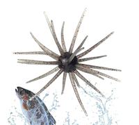 Esca Da Pesca Dice,Riccio Di Mare Morbido Lento Affondamento | Efficienza E Galleggiamento Pelose per La Pesca Al Bass,per Fiumi Laghi Acque Salate Invasi Rive Principianti Ed Esperti