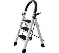 Escabeau 3 Marches Pliant,Marchepieds escamotables,Échelle en Aluminium,Marche Pied Pliable Antidérapantes,Escabeau Escamotable Légères,pour la Maison et Bureau Charge 152 kg