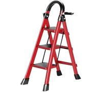 Escabeau 3 Marches Pliant,Marchepieds escamotables,Échelle en Aluminium,Marche Pied Pliable Antidérapantes,Escabeau Escamotable Légères,pour la Maison et Bureau Charge 153 kg