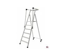 Escabeau 6 marches Magnum 3 hauteur accès 3,42m aluminium plancher à 1,42m TUBESCA