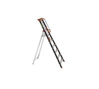 Escabeau alu Pro UP CENTAURE 6 marches serties - hauteur de travail 3,20m - 239206