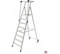 Escabeau 8 marches Tubesca Magnum 3 hauteur d'accès 3,90m aluminium plancher à 1,90m TUBES G