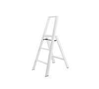 Escabeau à trois marches Lucano Thomas Merlo, Designer Chiaki Murata, 53x133 cm. Höhe oberste Stufe 79x76 / 15.5 cm