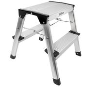 Escabeau alu 2 marches - Marchepied pliable GAT 2S Güde G40963