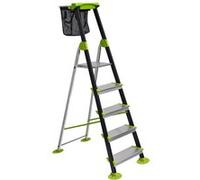 Escabeau alu 5 marches rivetées hauteur d'accès 3 m GARDEN STEP Centaure G