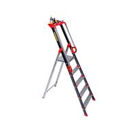 Escabeau aluminium Pro UP CENTAURE 5 marches serties - hauteur de travail 2,99m - 239205