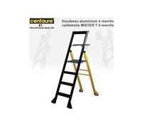 Escabeau Aluminium à marches caillebotis 2,90 m MISTER T 4 marches