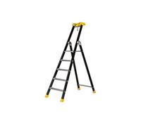 Escabeau aluminium laqué 5 marches serties hauteur d'accès maxi 3,10 m MP