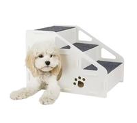 Escabeau antidérapant pour animaux domestiques, 4 marches intérieures, pour chiens, chats, chiots, petites, moyennes, grandes lits, canapés, chambres