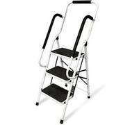 Escabeau avec Main Courante BM TOOLS BMT-ESC-3-MC, 3 marches - Échelle Multi-Usage intérieur et à l'extérieur