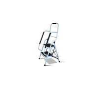 Escabeau BM Médical ESC-2-MC avec Main Courante, 2 marches - Échelle Multi-Usage Bricolage intérieur et à l'extérieur